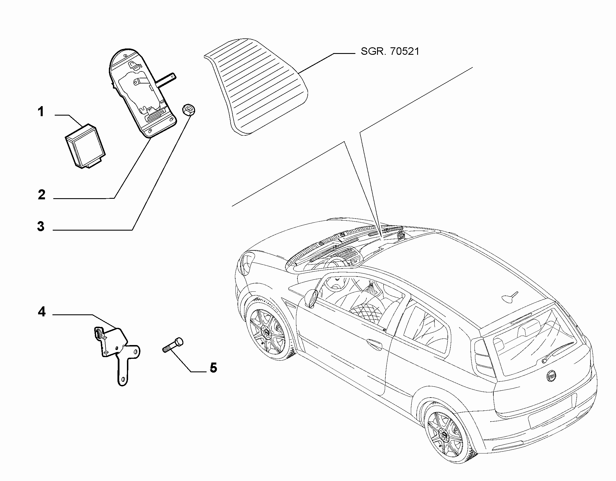21221-030 GEAR STICK CASE