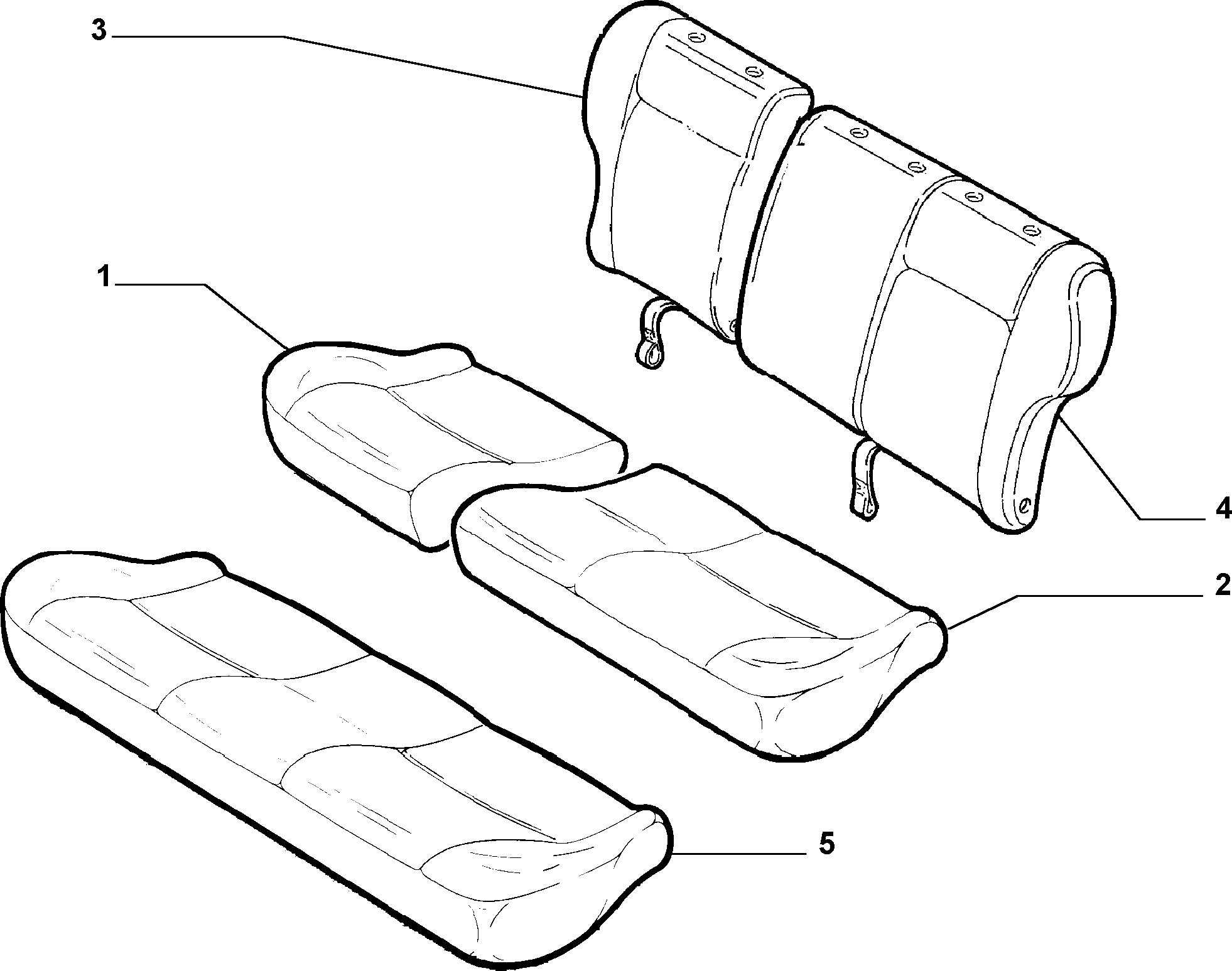 70615/12 REAR SEAT LINING