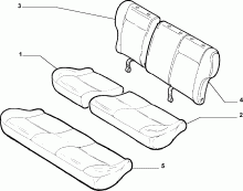 70615/12 REAR SEAT LINING