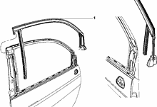 70129-080 FRONT DOOR RING GASKET