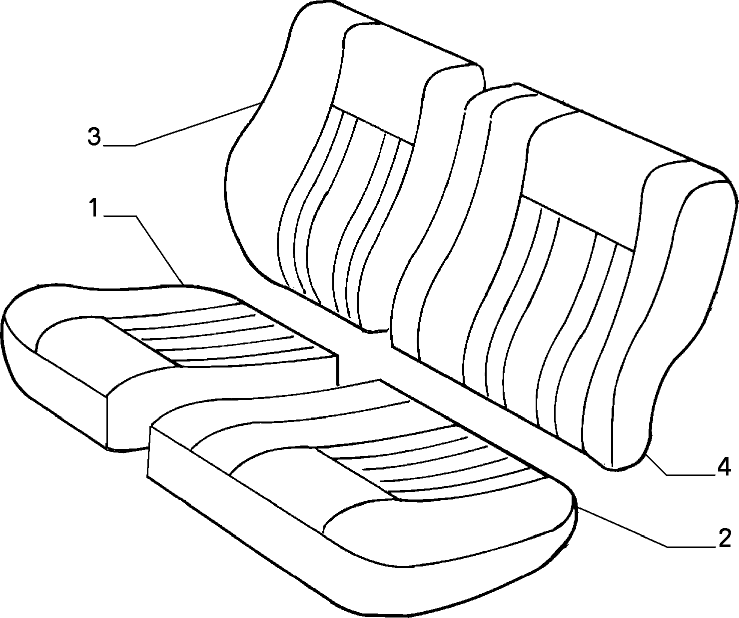 70615/01 REAR SEAT LINING