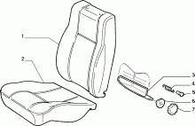 70601/01 ПЕРЕДНИЕ СИДЕНЬЯ
