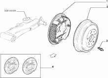 33125/00 ТОРМОЗА ЗАДНИХ КОЛЕС 