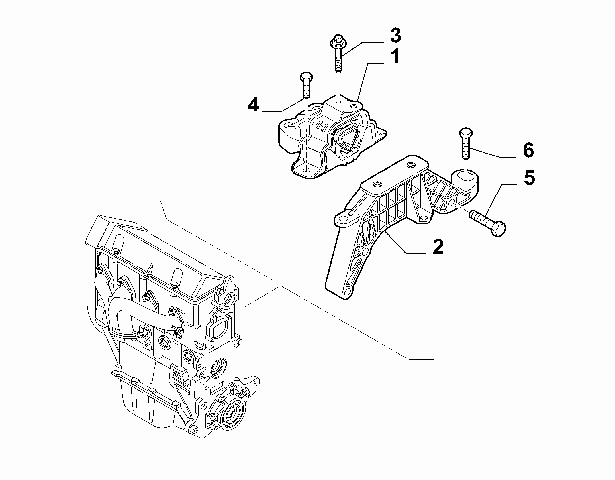 10002-020 GEARBOX INLET SCREW ANCHOR SUSPENSION