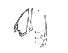 70019-010 EXTERNAL SIDE FRAME