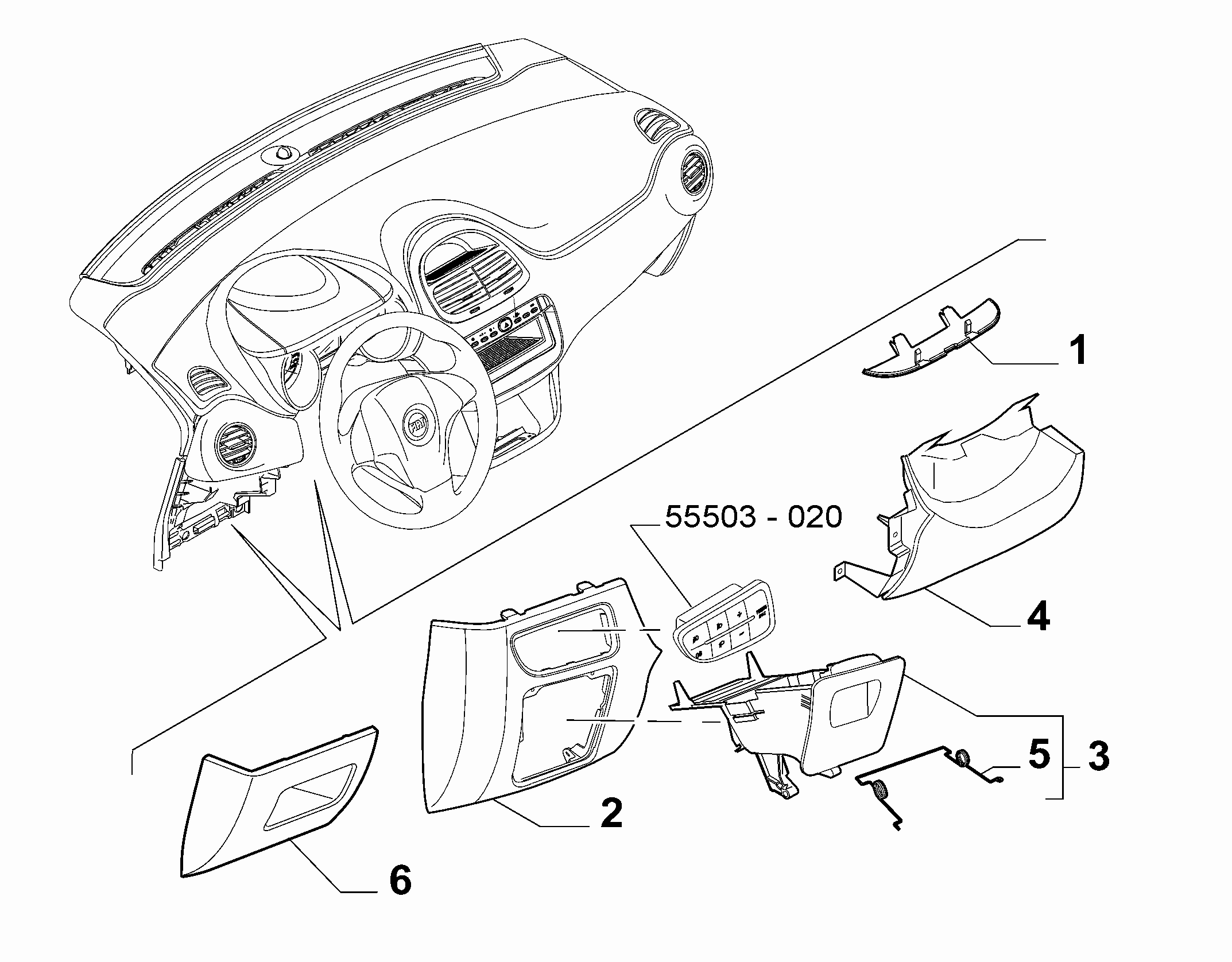 70502-050 BOOT LID COVERS