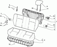 70613/01 REAR SEAT