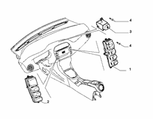 55503-020 DASHBOARD SWITCH