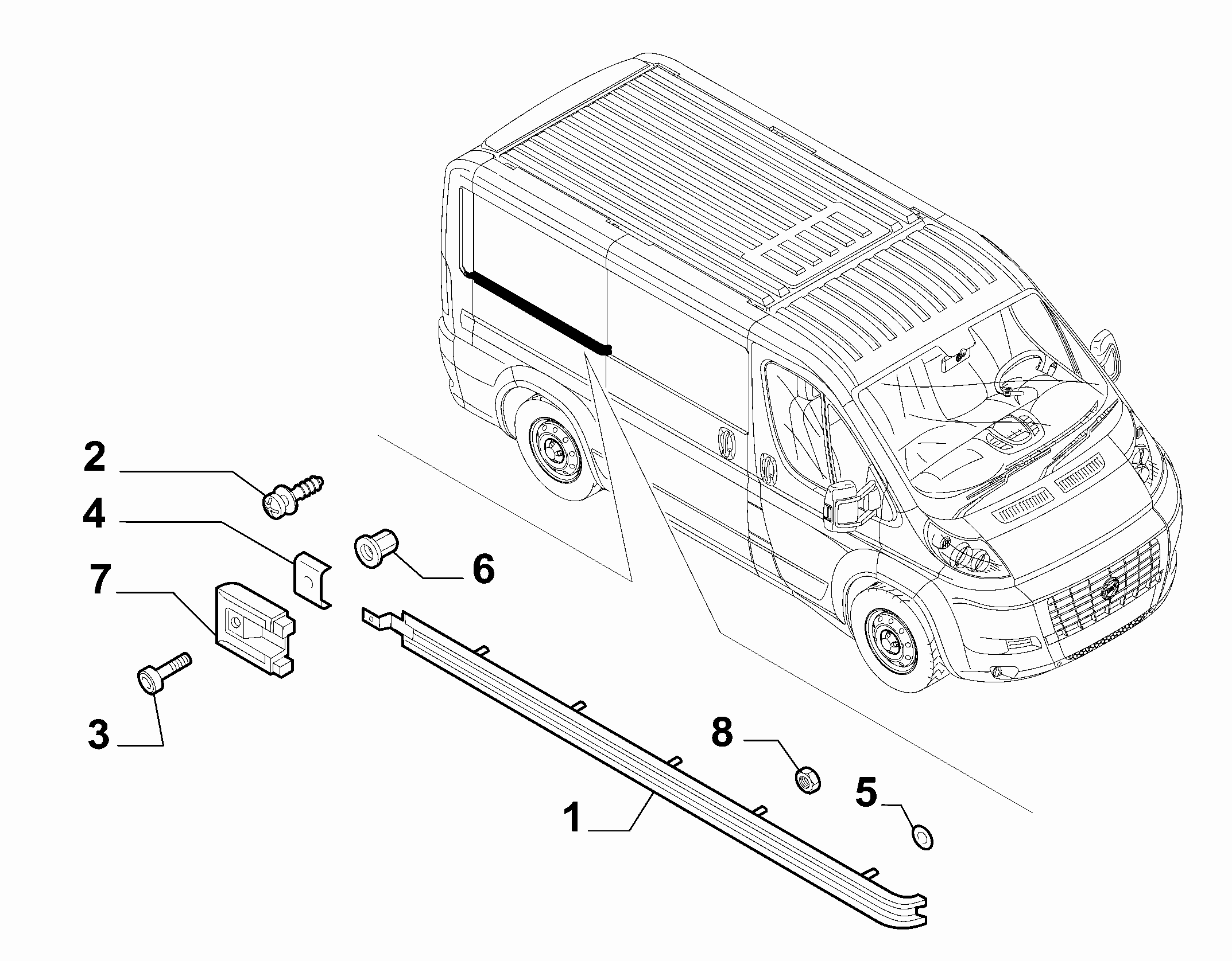 70143-010 SLIDING DOORS AND GUIDES