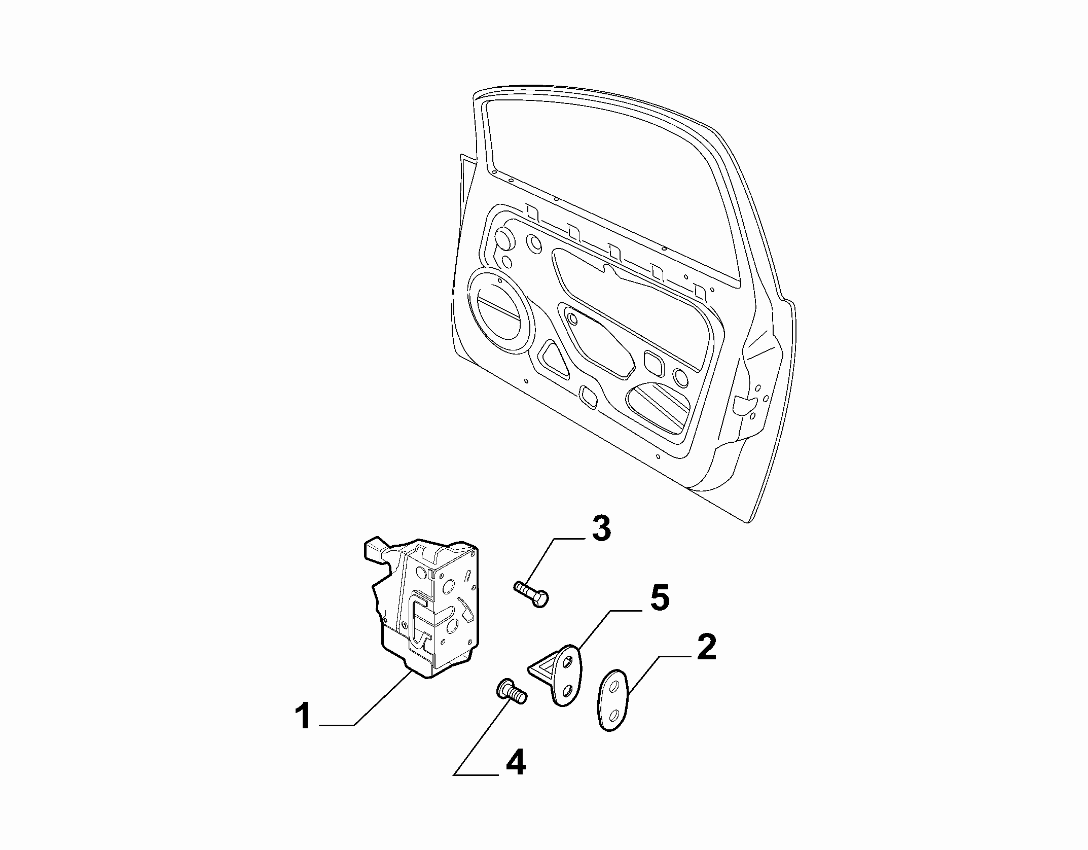 70129-050 FRONT DOOR LOCK