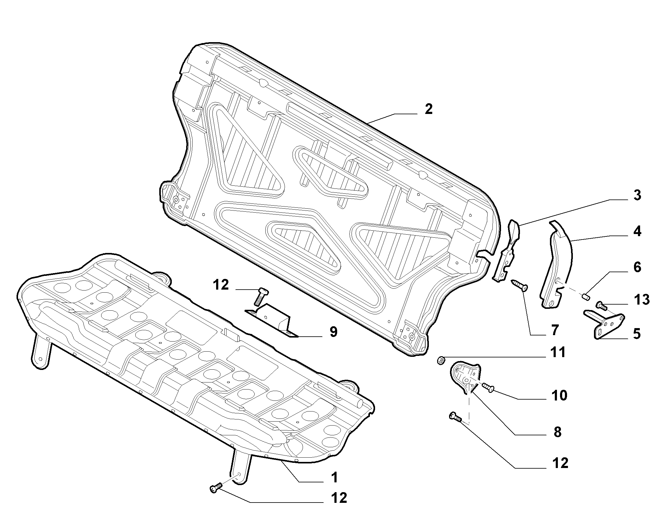 70613-020 REAR SEAT FRAME