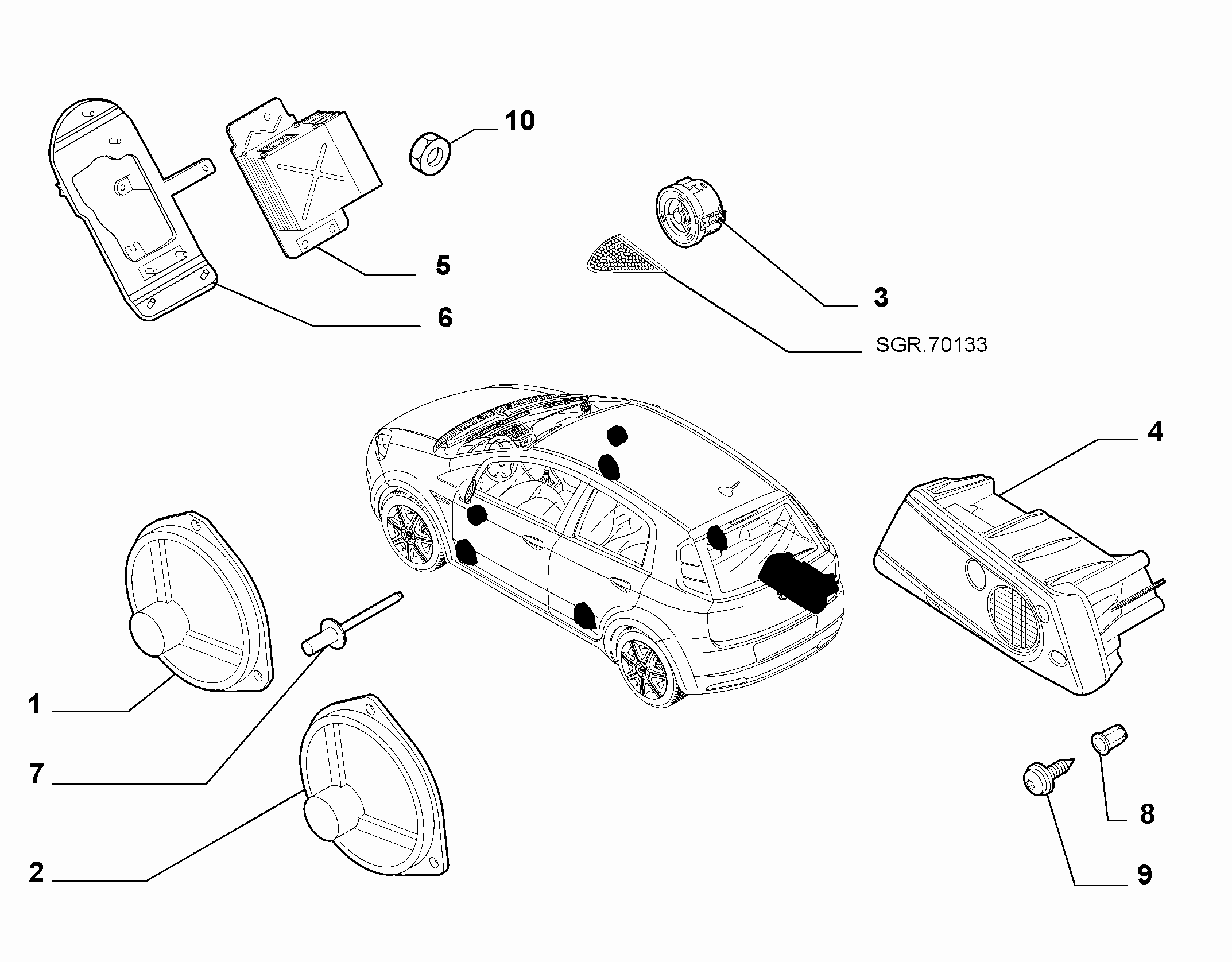 55521-020 LOUDSPEAKER