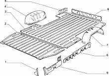 70009/00 ПОЛ (ЗАДНЯЯ ЧАСТЬ)