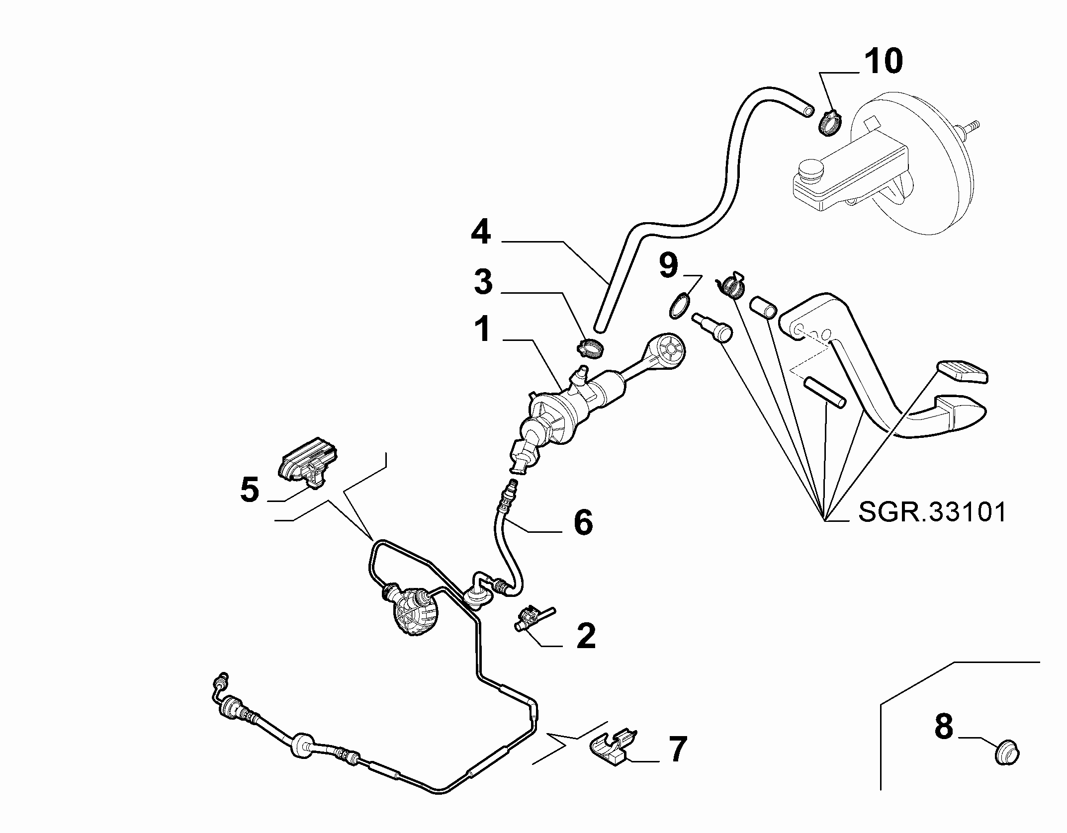 18103-010 CLUTCH PUMP AND CASING