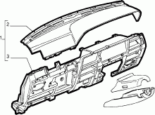 70502/00 ПАНЕЛЬ ПРИБОРОВ И ПРИЛЕГАЮЩИЕ ЧАСТИ 