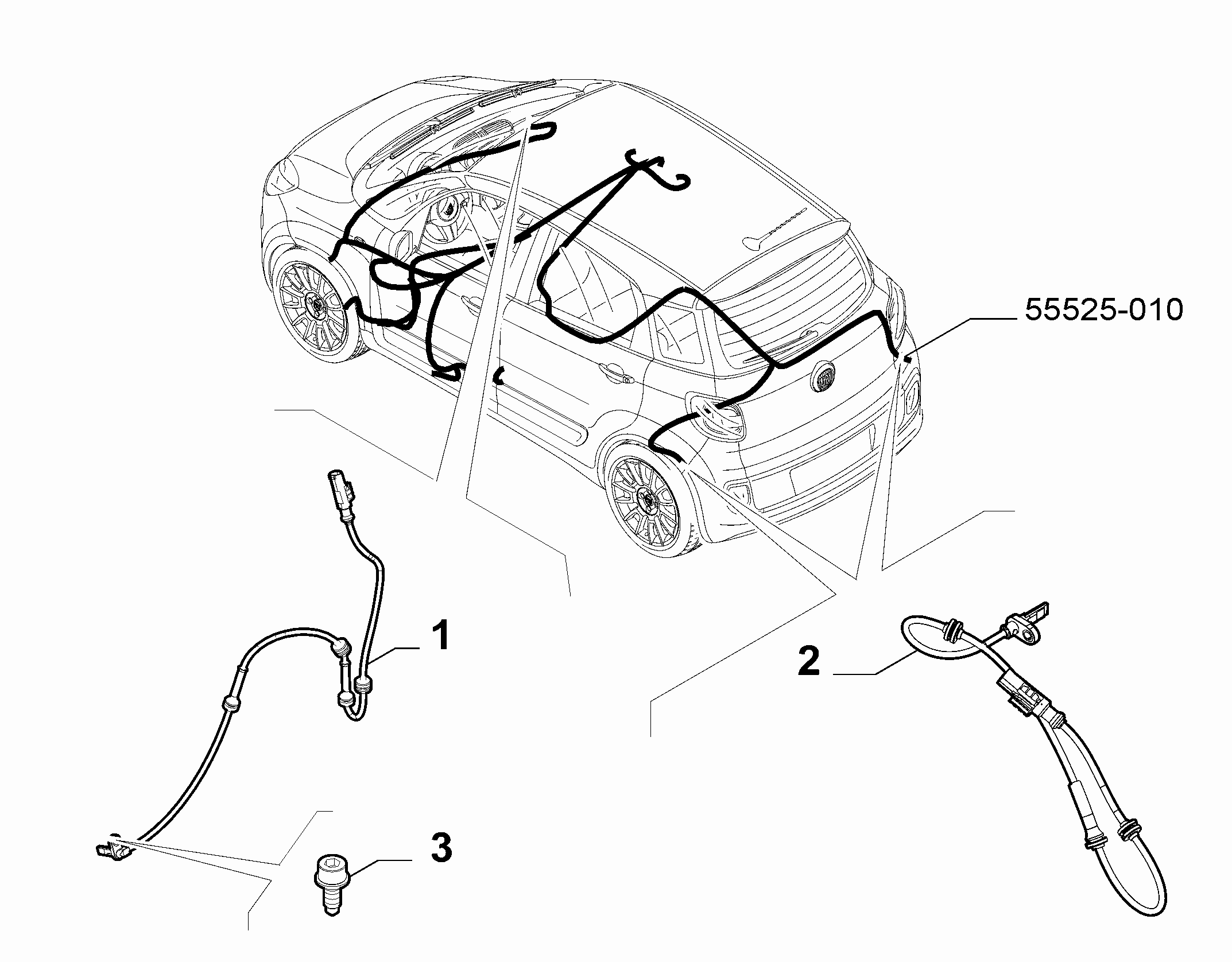 33102-070 ABS SENSOR