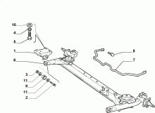 44305/02 ЗАДНИЕ ПОДВЕСКИ