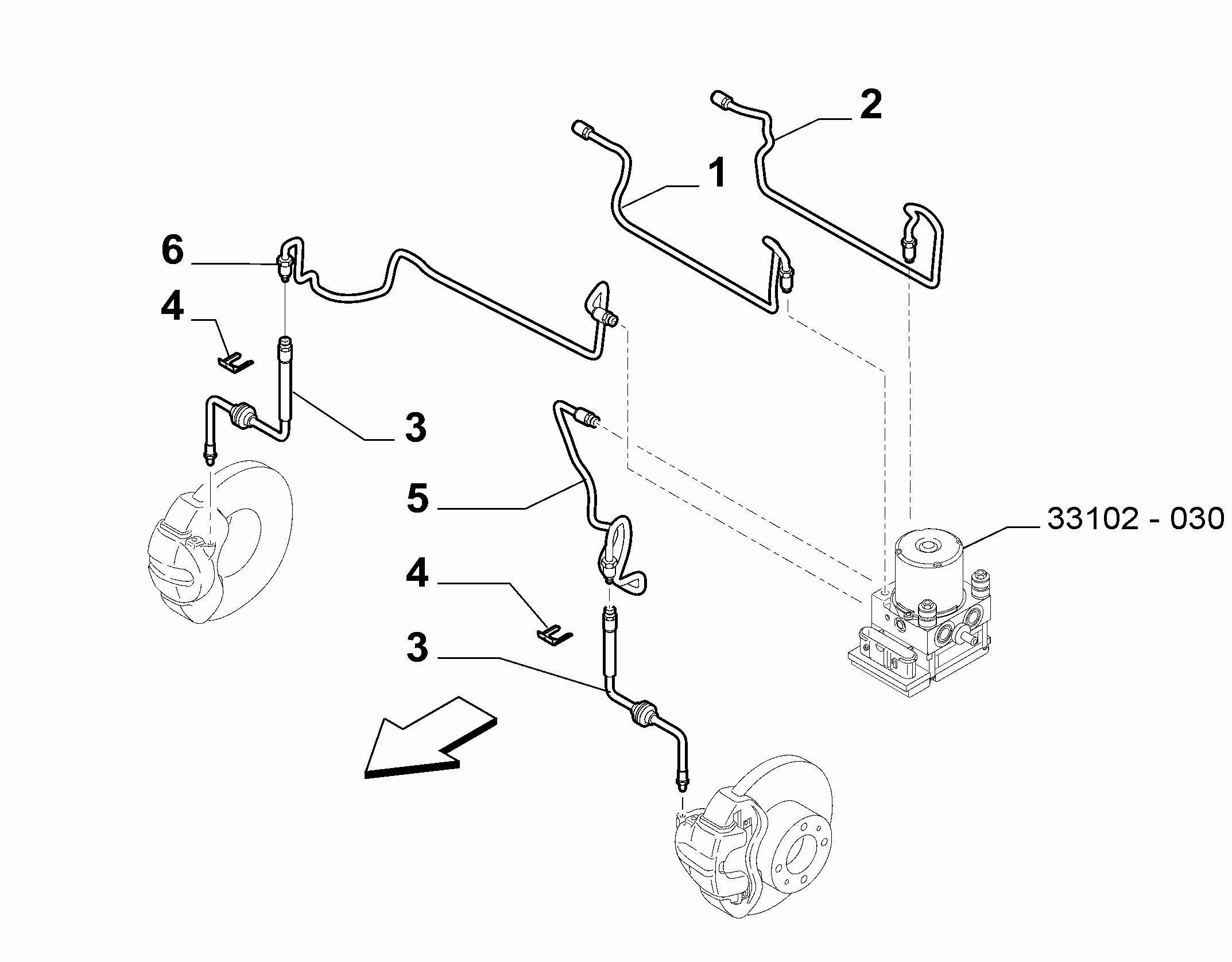 33102-040 FRONT PIPING