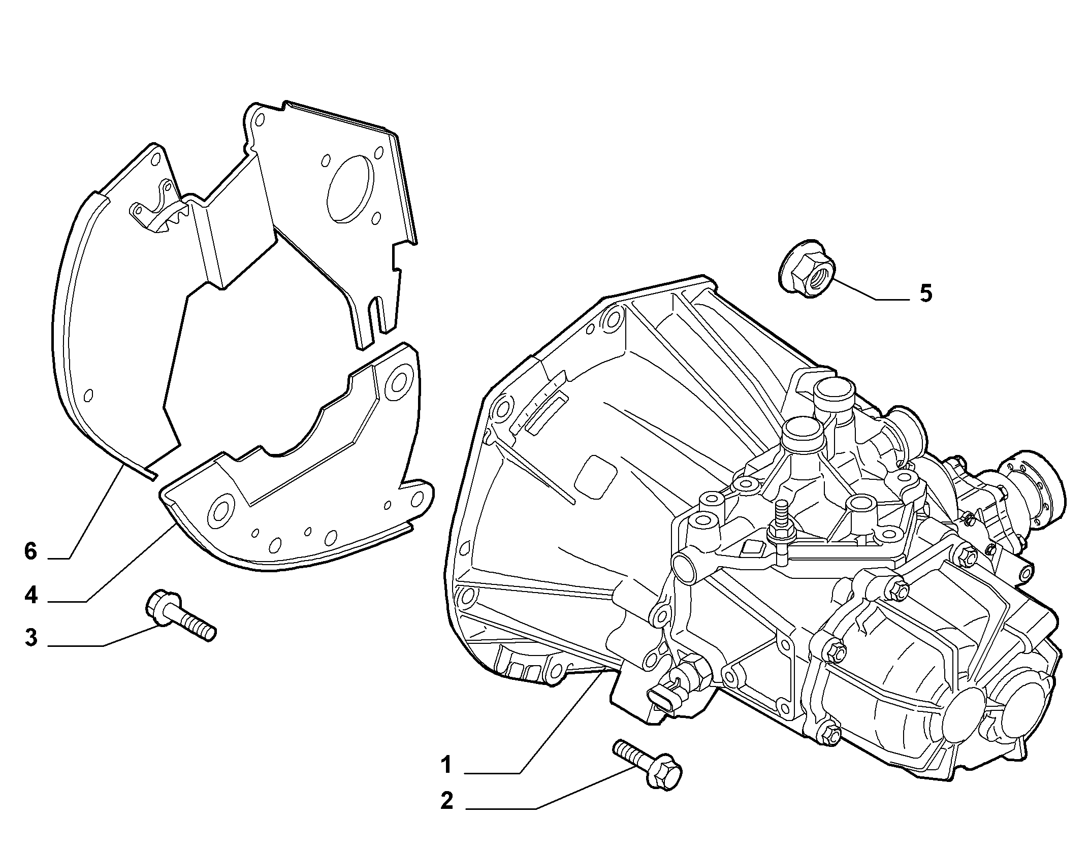 21200-010 GEARBOX AND COVERS