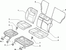 70613/02 REAR SEAT
