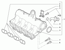 10255-010 INTAKE MANIFOLD AND BUTTERFLY CLIPS