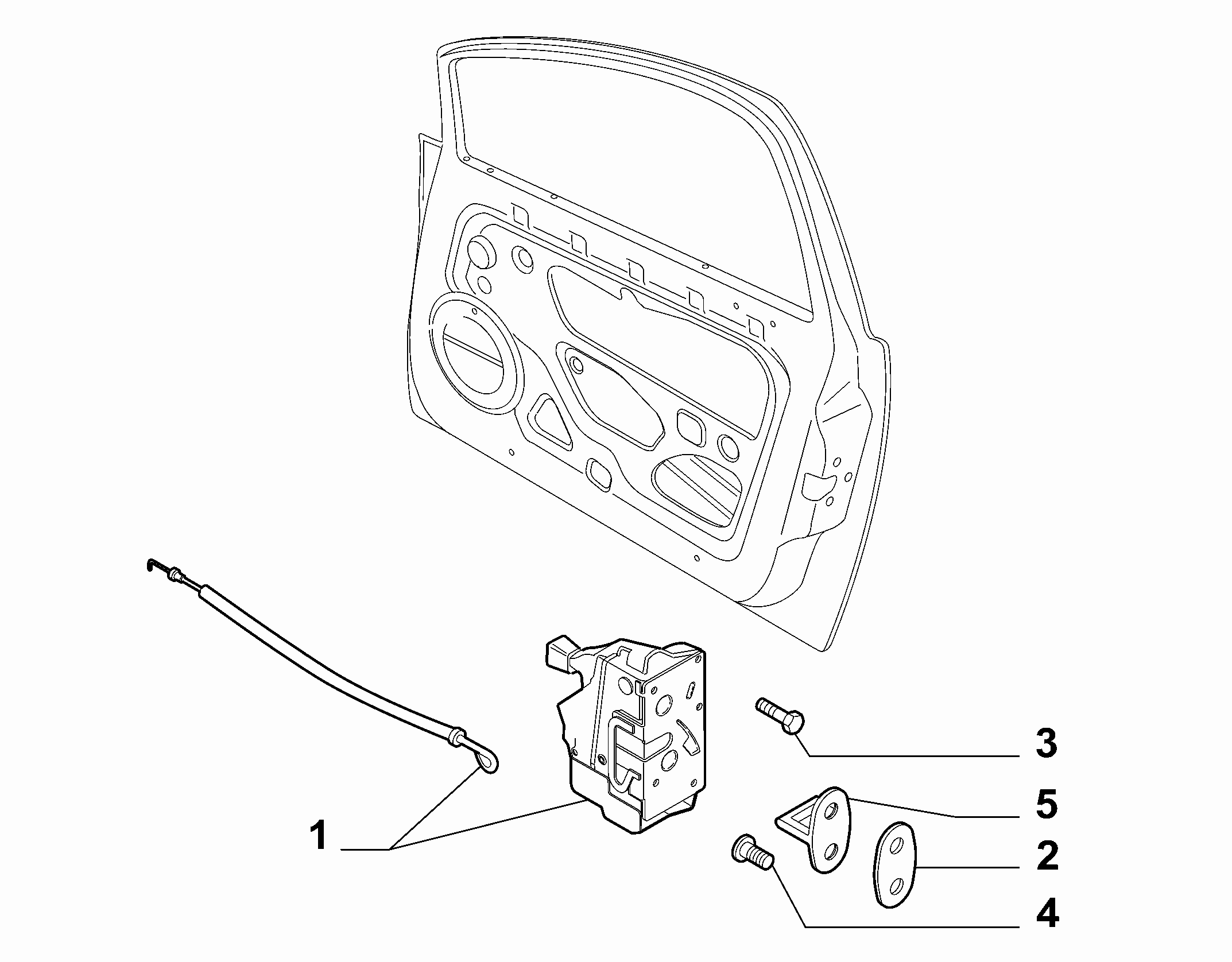 70129-050 FRONT DOOR LOCK