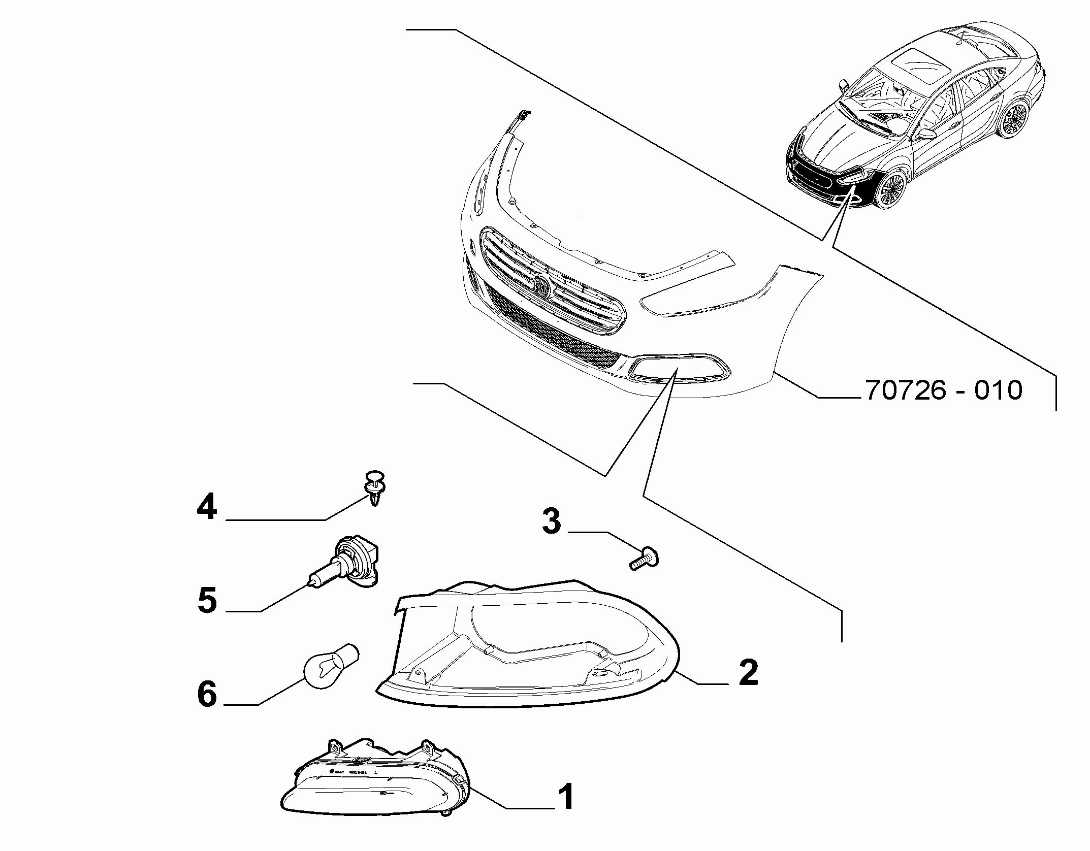 55401-020 FOG LIGHT