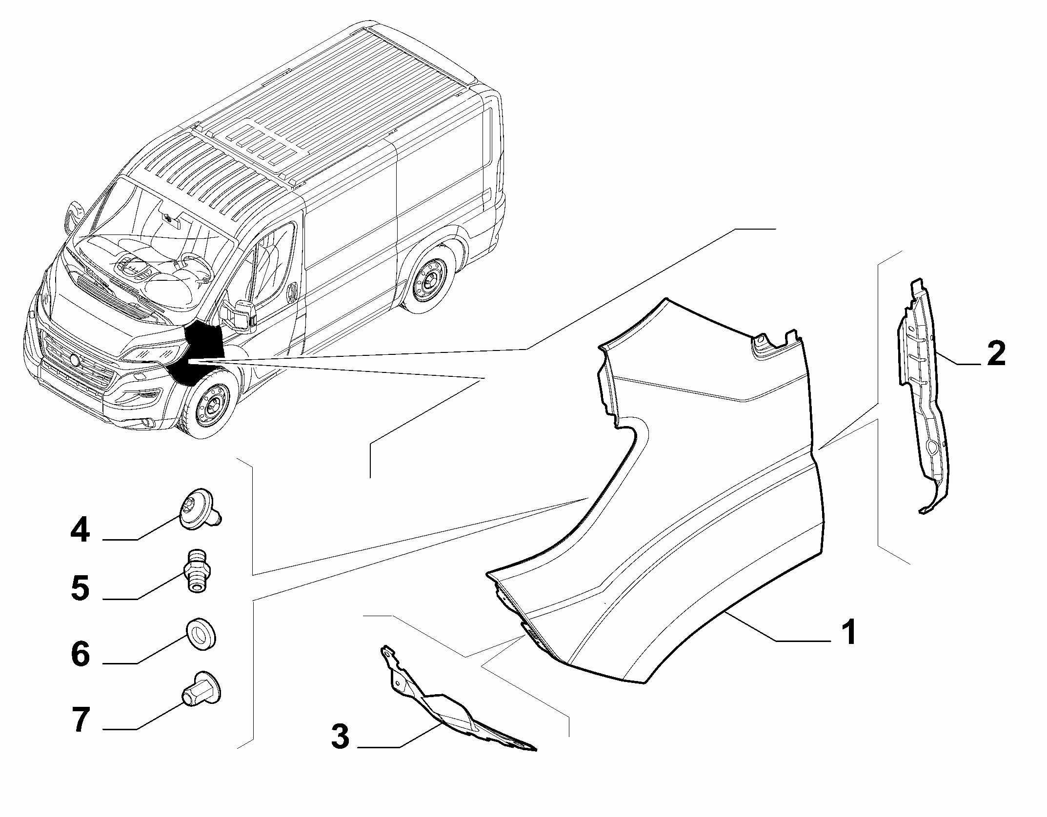 70018-010 FRONT MUDGUARD