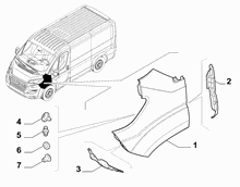 70018-010 FRONT MUDGUARD