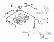 10226-040 ENGINE HARNESS AND SUPPORTS