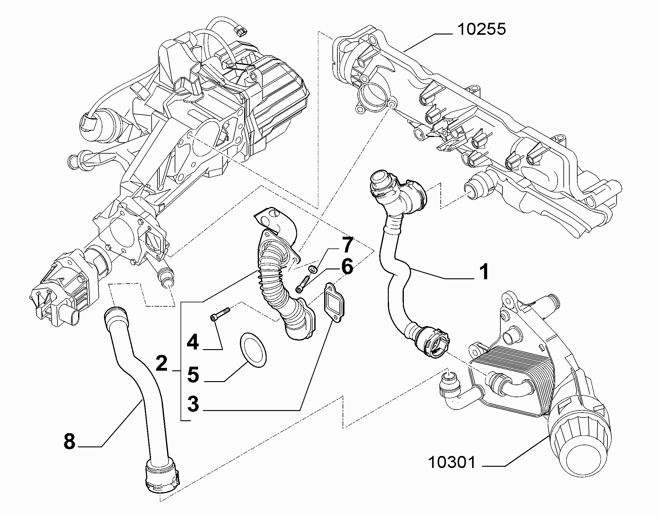 10259-020 EMISSION CONTROL SYSTEM PIPE