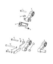 10003-010 ENGINE  SUPPORT