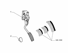 10222-010 ACCELERATOR PEDAL COMMAND