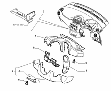 70502-060 STEERING COLUMN GUARDS
