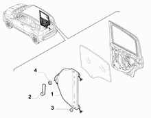 70136-040 REAR DOOR WINDOW