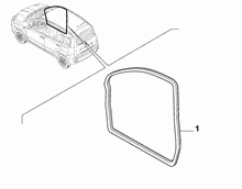 70129-080 FRONT DOOR RING GASKET