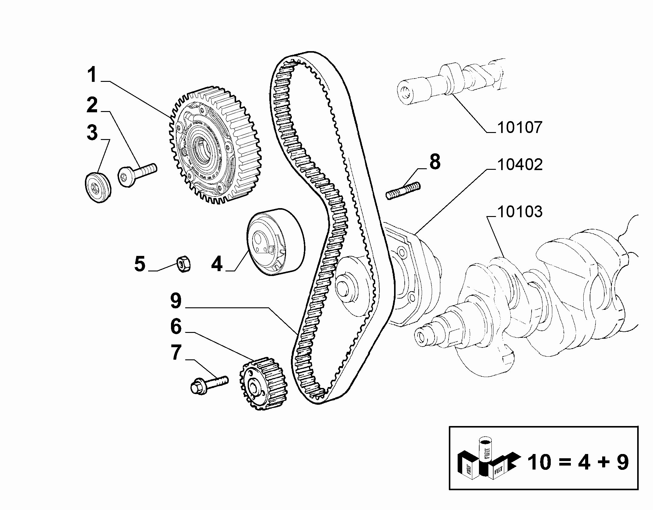 10106-010 ПРИВОД РАСПРЕДВАЛА 