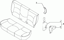 70613/03 REAR SEAT