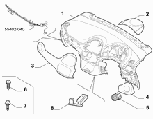 70502-010 DASHBOARD INSTRUMENT HOLDER
