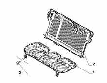 70613-020 REAR SEAT FRAME