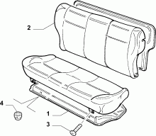 70613/00 REAR SEAT