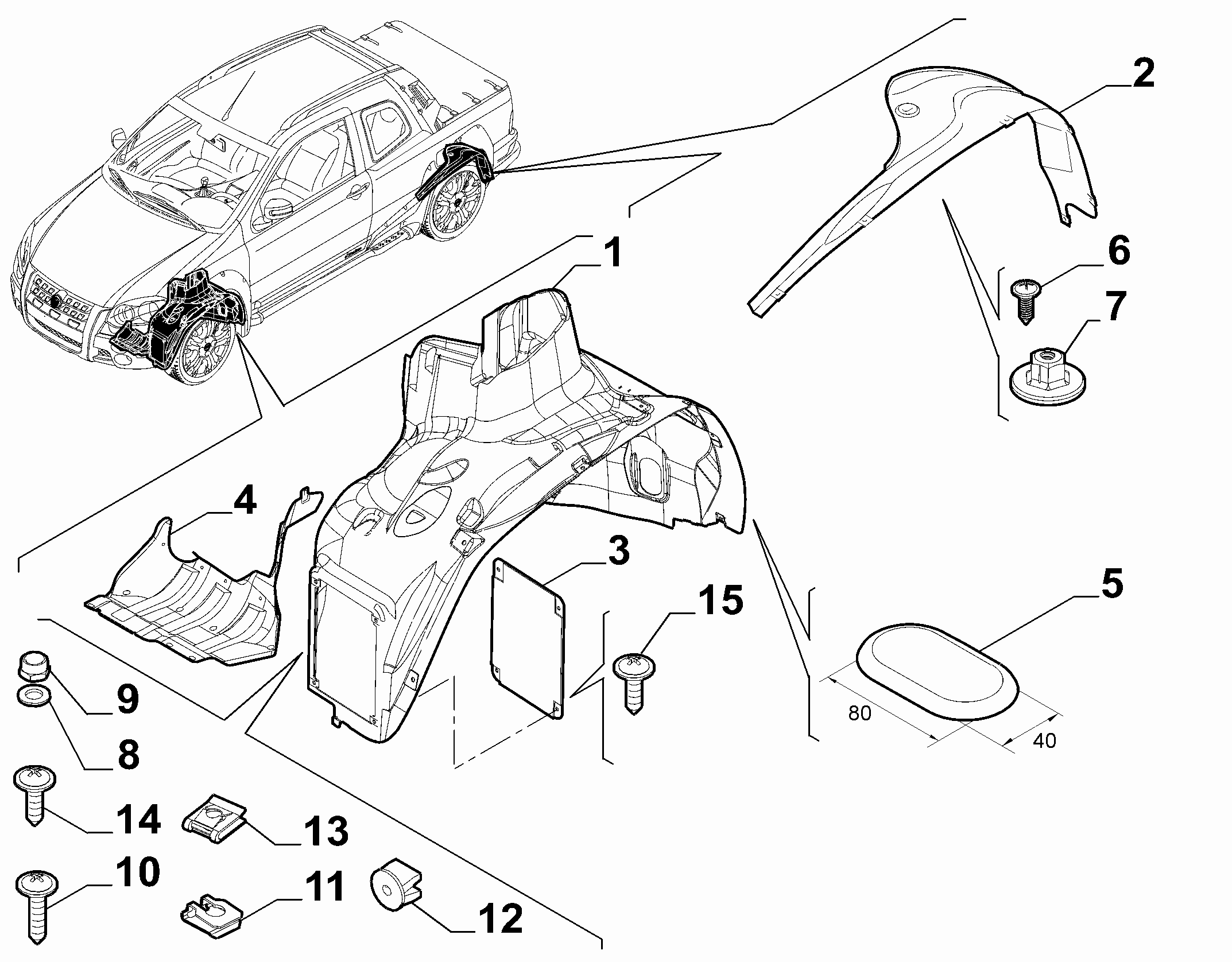 70723-010 WHEEL CARRIAGE COVER