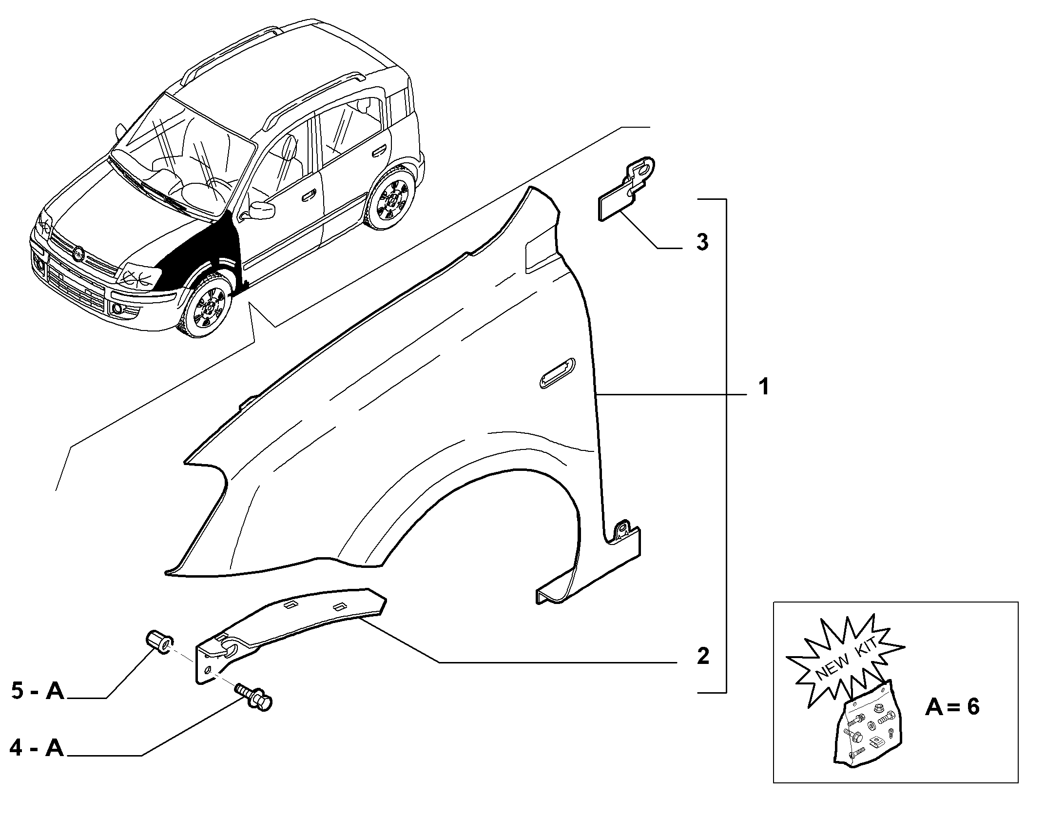 70018-010 FRONT MUDGUARD