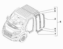 70020-040 OUTER SIDE PANEL FOR COMMERCIAL VEHICLES