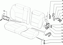 70613/00 REAR SEAT