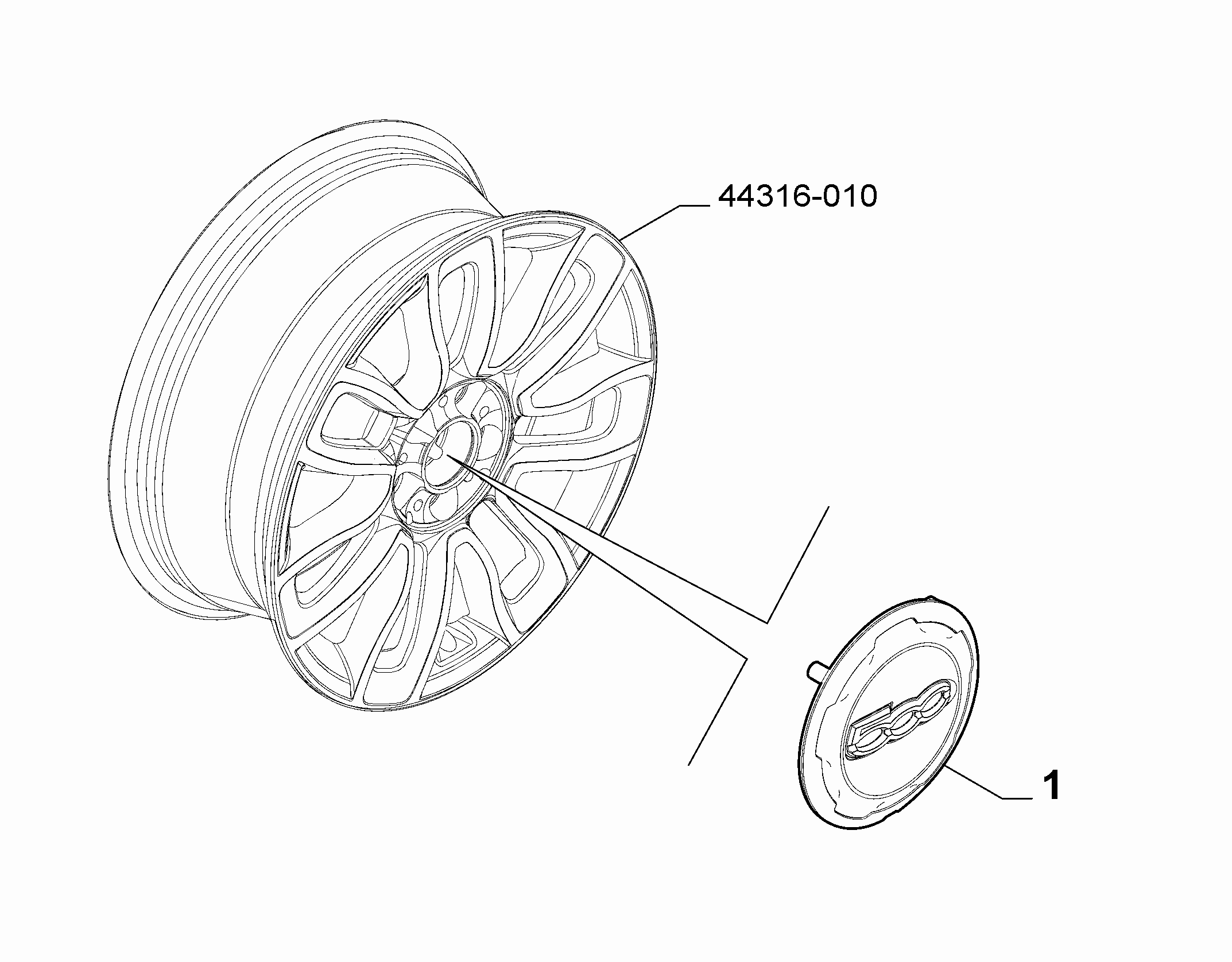 44316-020 WHEEL SILL MOULDING