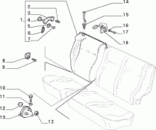 70613/01 REAR SEAT