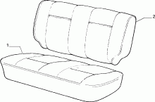 70615/00 REAR SEAT LINING 