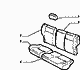 70615/06 REAR SEAT LINING