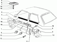 70712/00 НАРУЖНЫЕ НАКЛАДКИ И УПЛОТНИТЕЛИ 